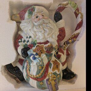 Fitz & Floyd 1996 Sugar Plum Santa pitcher